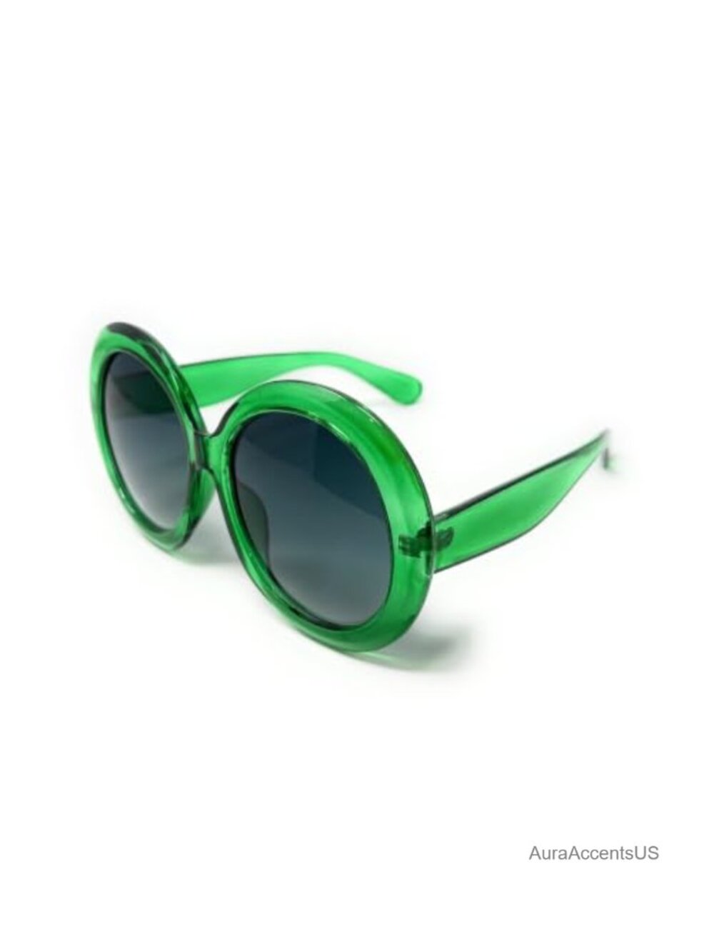Oversized Round Sunglasses Women 70s Vintage Statement Frame UV
